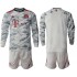Camisola Bayern de Munique Criança Equipamento Terceiro 2021-2022 Manga Comprida